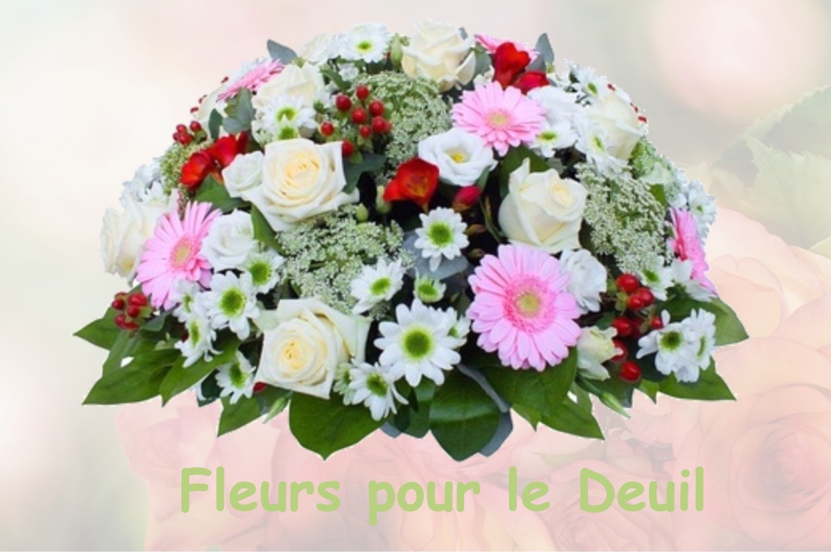 fleurs deuil TOUDON